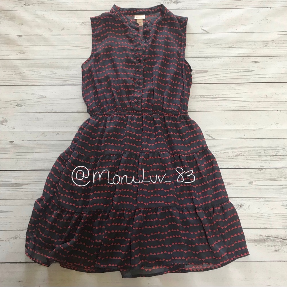 Mossimo sheer sleeveless spring summer dress S